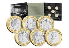 Charles Dickens 150th Anniversary BU £2 Set