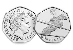 UK 2011 Olympics Equestrian 50p