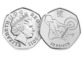 UK 2011 Olympics Weightlifting 50p