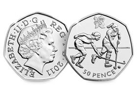 UK 2011 Olympics Hockey 50p