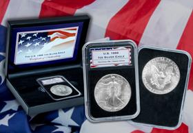 The U.S. 1986 1oz Silver Eagle