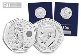 2023 UK Professor Dumbledore CERTIFIED BU 50p