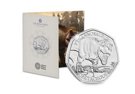 UK 2024 Tyrannosaurus Rex BU 50p Pack