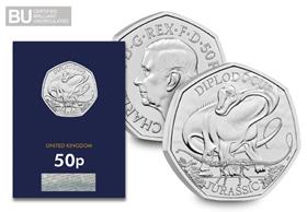 2024 UK Diplodocus CERTIFIED BU 50p