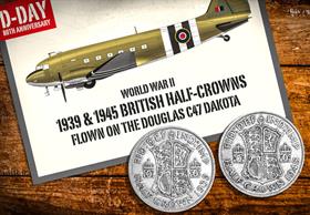 Flown World War Two Half-Crown Pairing