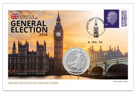 The General Election 2024 Silver Coin Cover