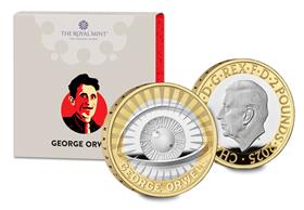 The UK 2025 George Orwell Silver Proof £2 Coin