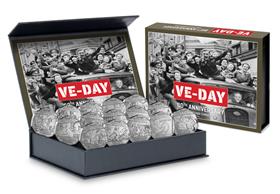 The VE Day 80th Anniversary 50p Coin Collection - Own all FIFTEEN BU C