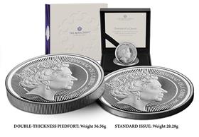 UK 2026 Jody Clarke Portrait Silver Piedfort £5 Coin