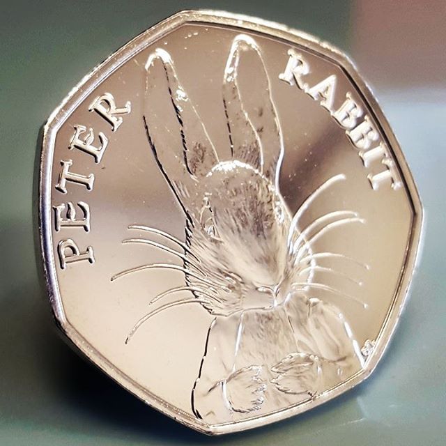 peter rabbit 50p collecters value