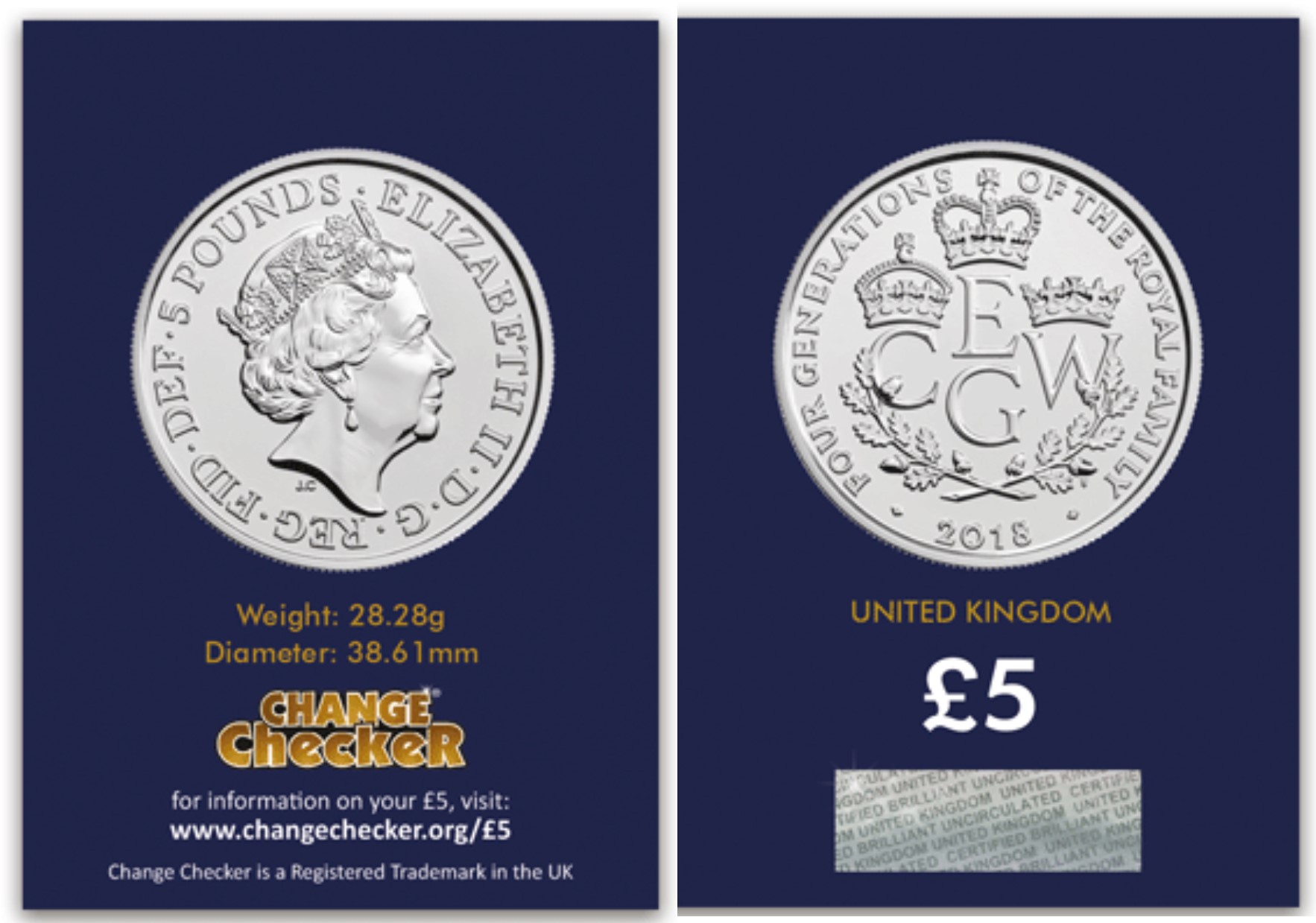 The brand new £5 coin we've all been waiting for! - Change Checker